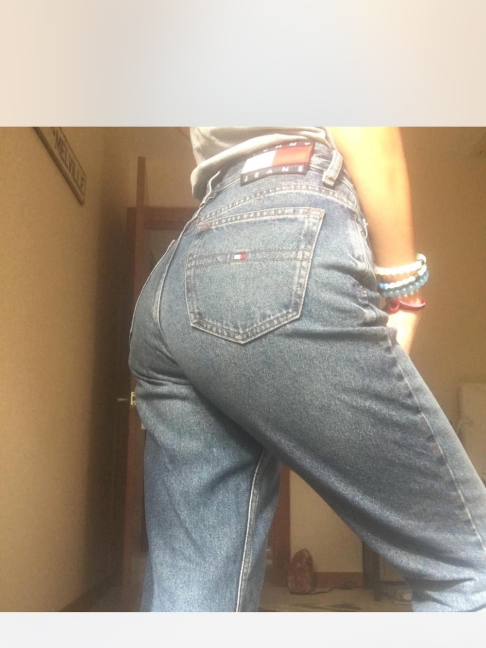 Tommy Hilfiger High-Rise Blue Denim Jeans
